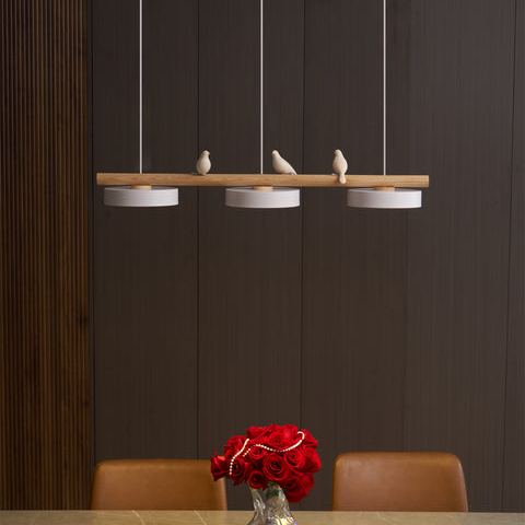 Morandi Moderno Metallo Legno Resina Acrilico Sospensione Sala da pranzo Camera da letto
