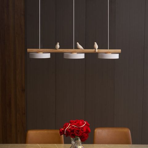 Morandi Moderno Metallo Legno Resina Acrilico Sospensione Sala da pranzo Camera da letto