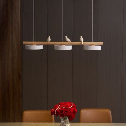 Morandi Moderno Metallo Legno Resina Acrilico Sospensione Sala da pranzo Camera da letto