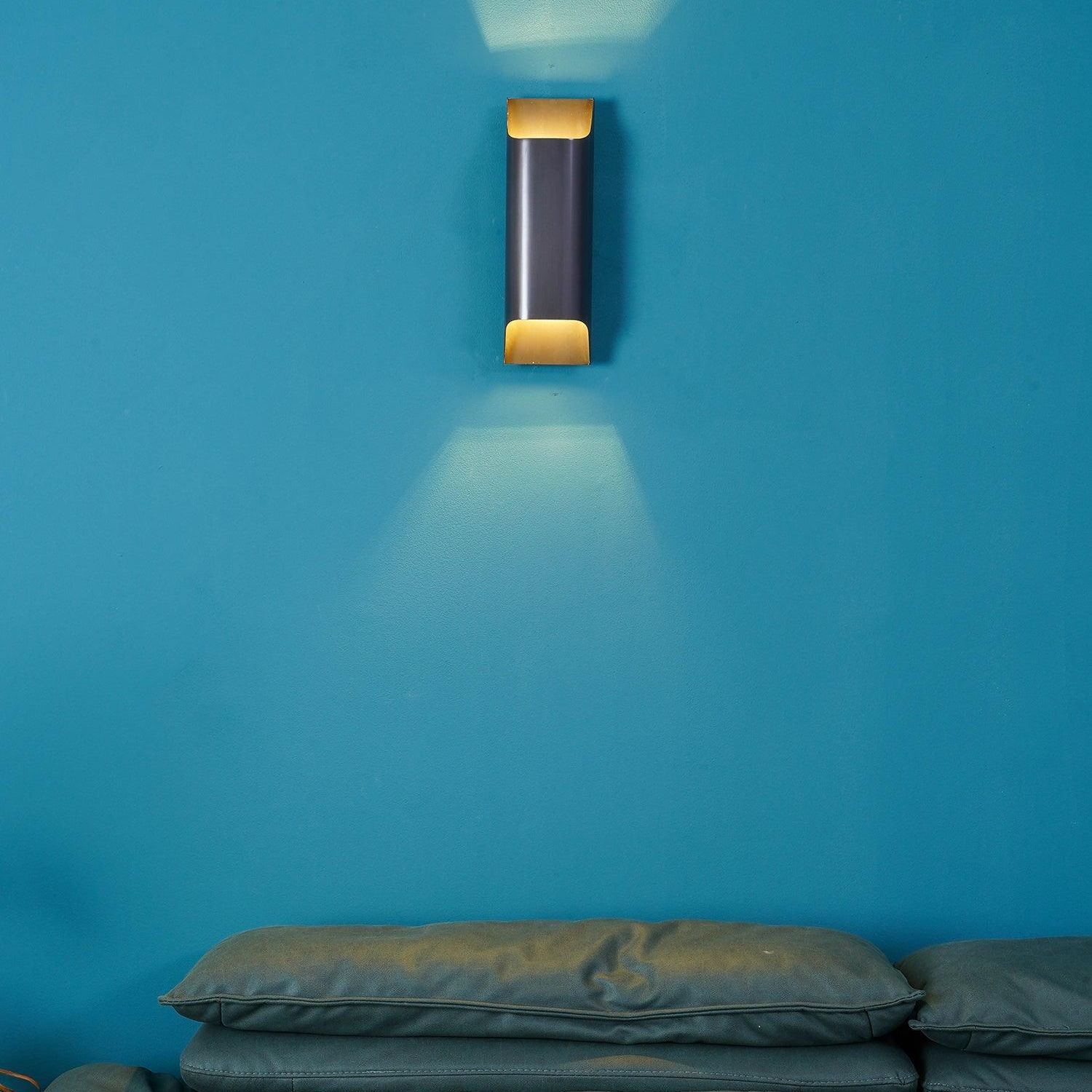 Orr Vintage Industrial Square Metal Wall Light Hallway Bathroom Bedroom