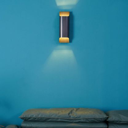 Orr Vintage Industrial Square Metal Wall Light Hallway Bathroom Bedroom