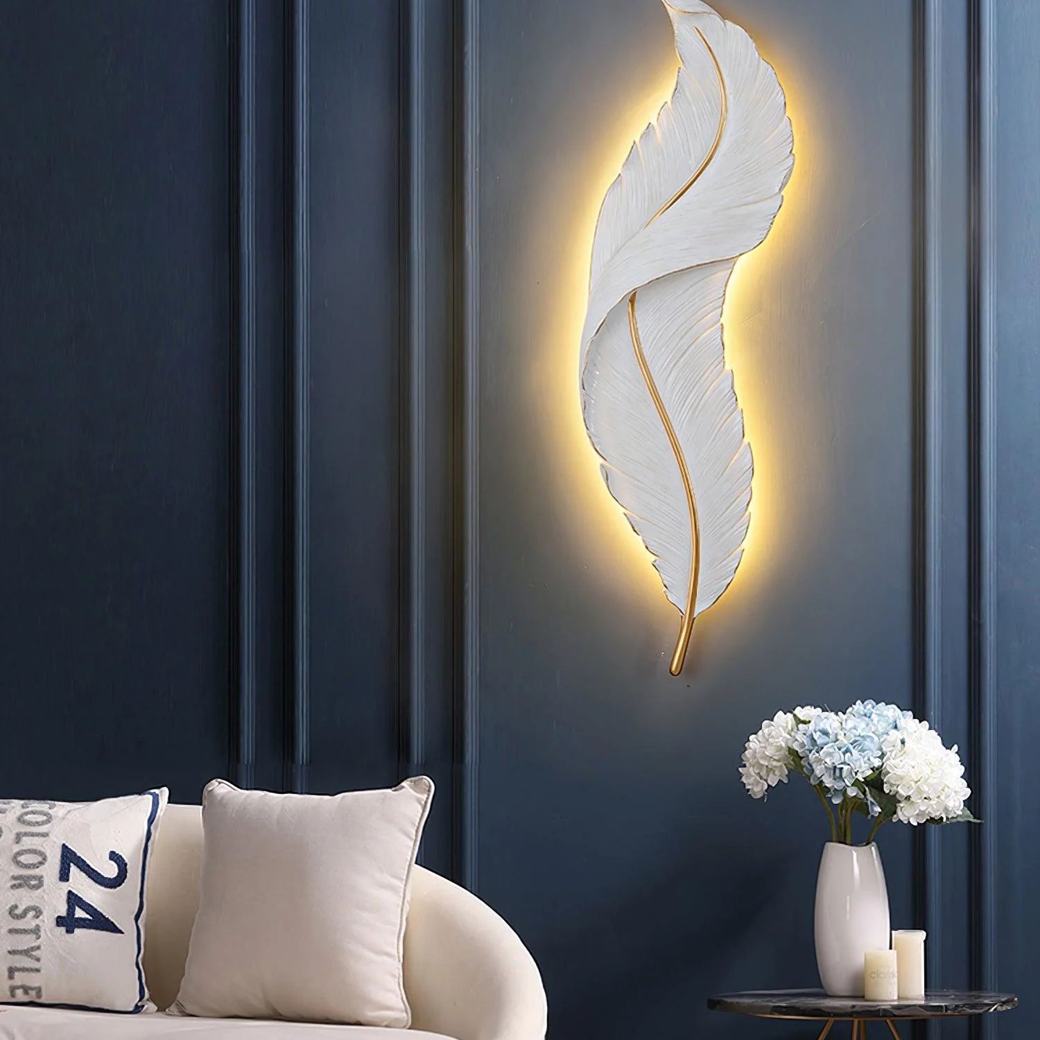 Ozawa Natural LED Resin Wall Lamp Dining Room Bedroom