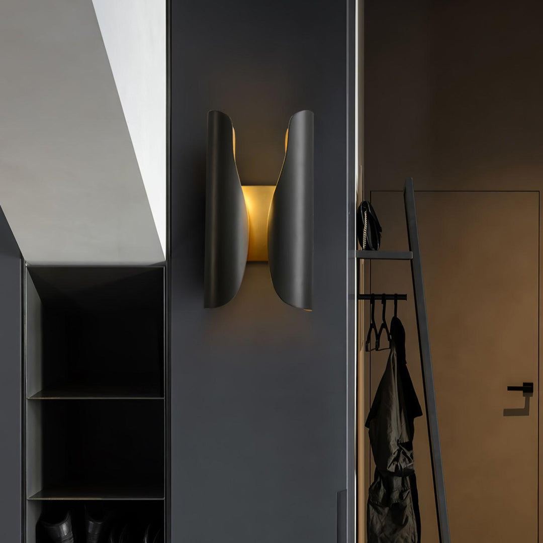 Orr Lampada da Parete Industriale in Ottone Metallo per Sala Pranzo Camera Soggiorno