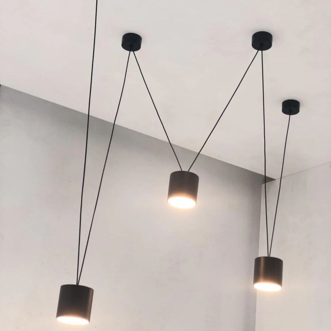 Alessio Minimalismo Metallo Plastica Lampada a sospensione Camera da letto Soggiorno