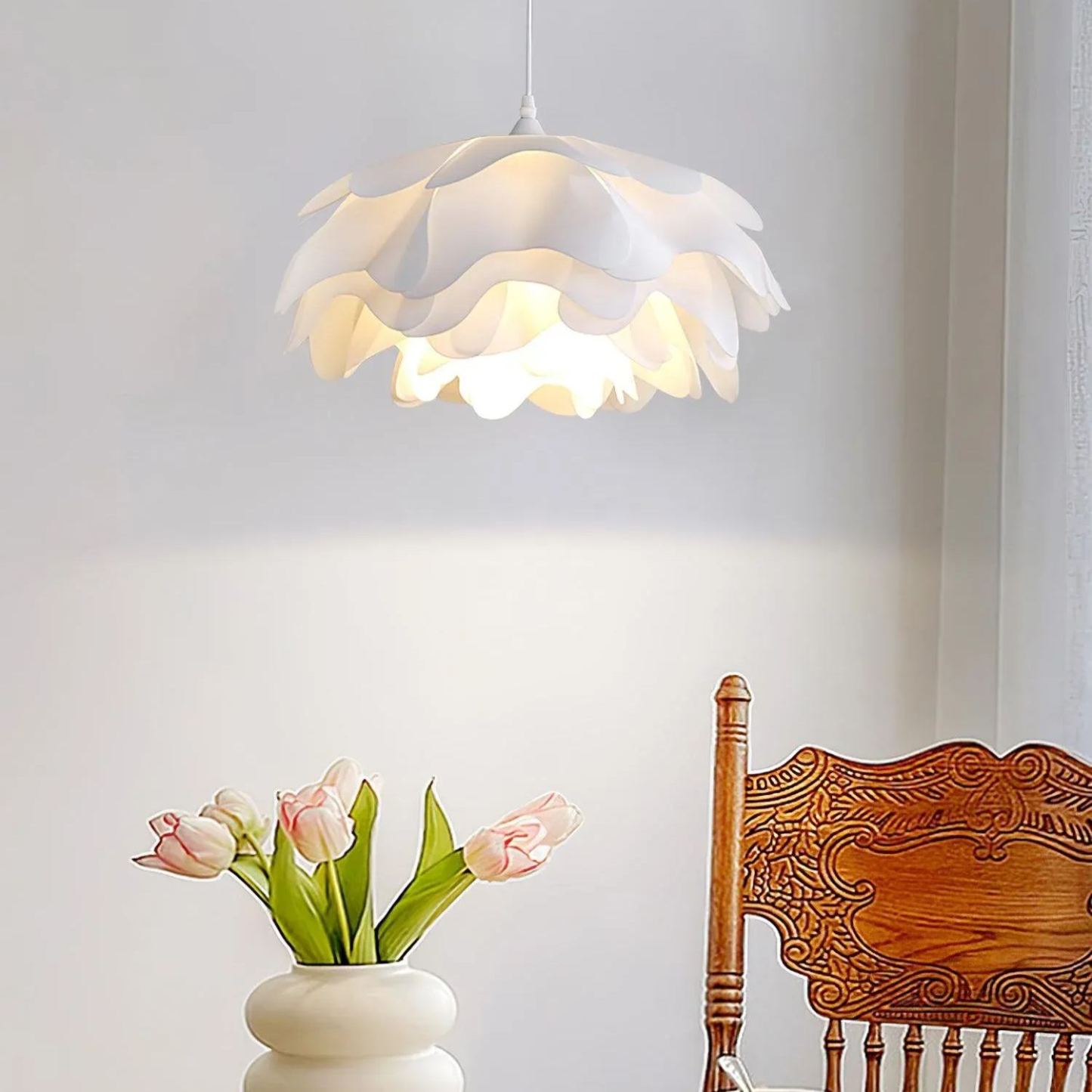 Renée Moderno a forma di fiore Lampadario a sospensione Camera da letto Sala da pranzo Soggiorno
