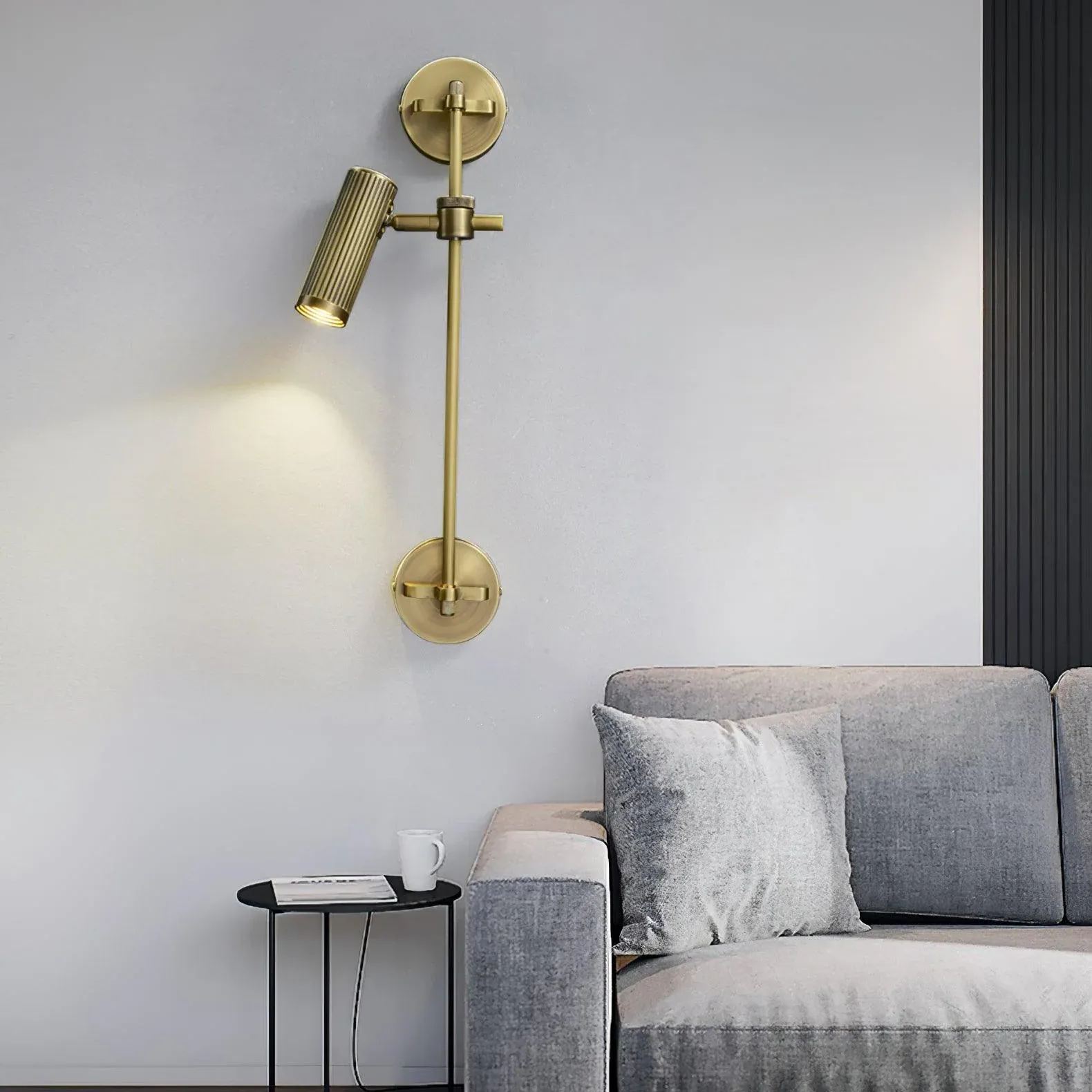 Edge Moderno Industriale Metallo Applique Camera da letto Soggiorno