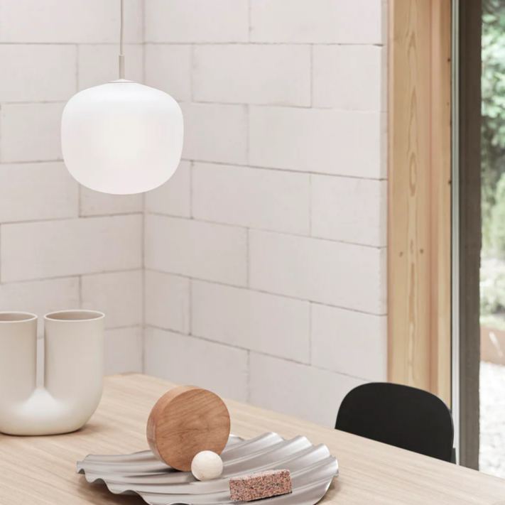 Hailie Moderno Rotondo Metallo Vetro Sospensione Camera da letto Sala da Pranzo