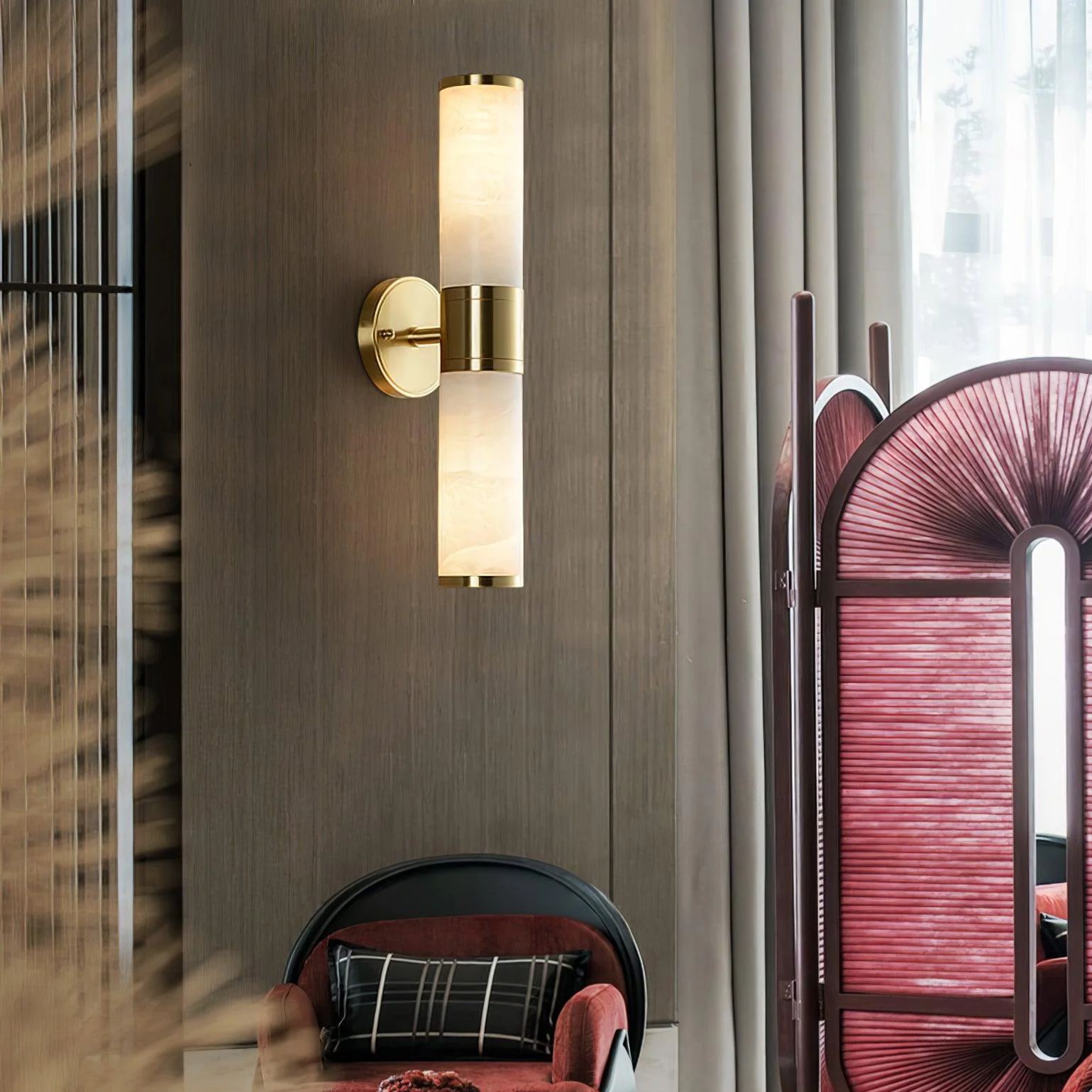 Alessio Modern Classical Resin Wall Light Shades Bedroom Living Hallway