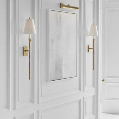 Alessio Vintage Antique Metal Fabric Wall Light Shades Kitchen Bedroom Living Room