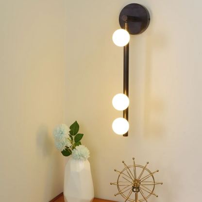 Edge Minimalismo Metallo Vetro Lampada da Parete Camera da Letto Soggiorno