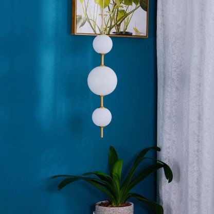 Edge Minimalismo Ottone Nero Metallo Vetro Lampada a Sospensione Camera da Letto Soggiorno