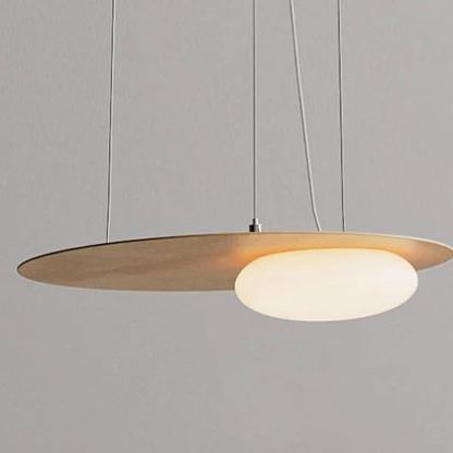 Hailie Moderno Rotondo Metallo Acrilico Lampadario a sospensione Camera da letto Sala da pranzo