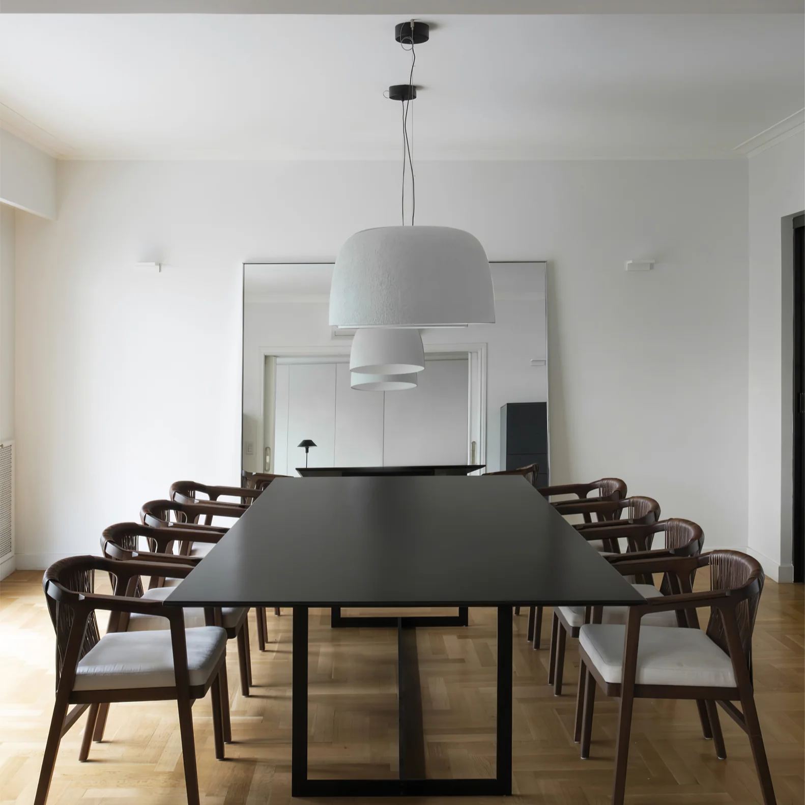 Carins Moderno Rotondo Metallo Lampadario a sospensione Paralumi Soggiorno Studio