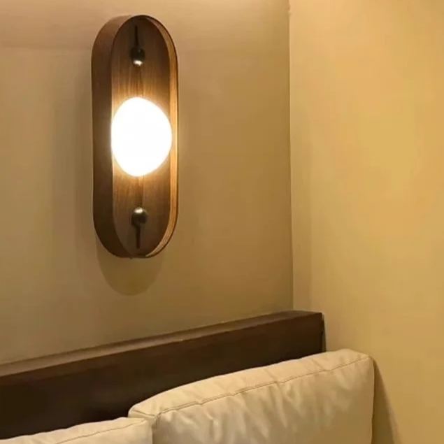 Jade Vintage Metallo Alabastro LED Applique Camera da letto Sala da pranzo