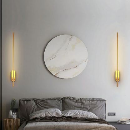 Edge Minimalismo Metallo Acrilico Lampada da Parete Camera da Letto Soggiorno