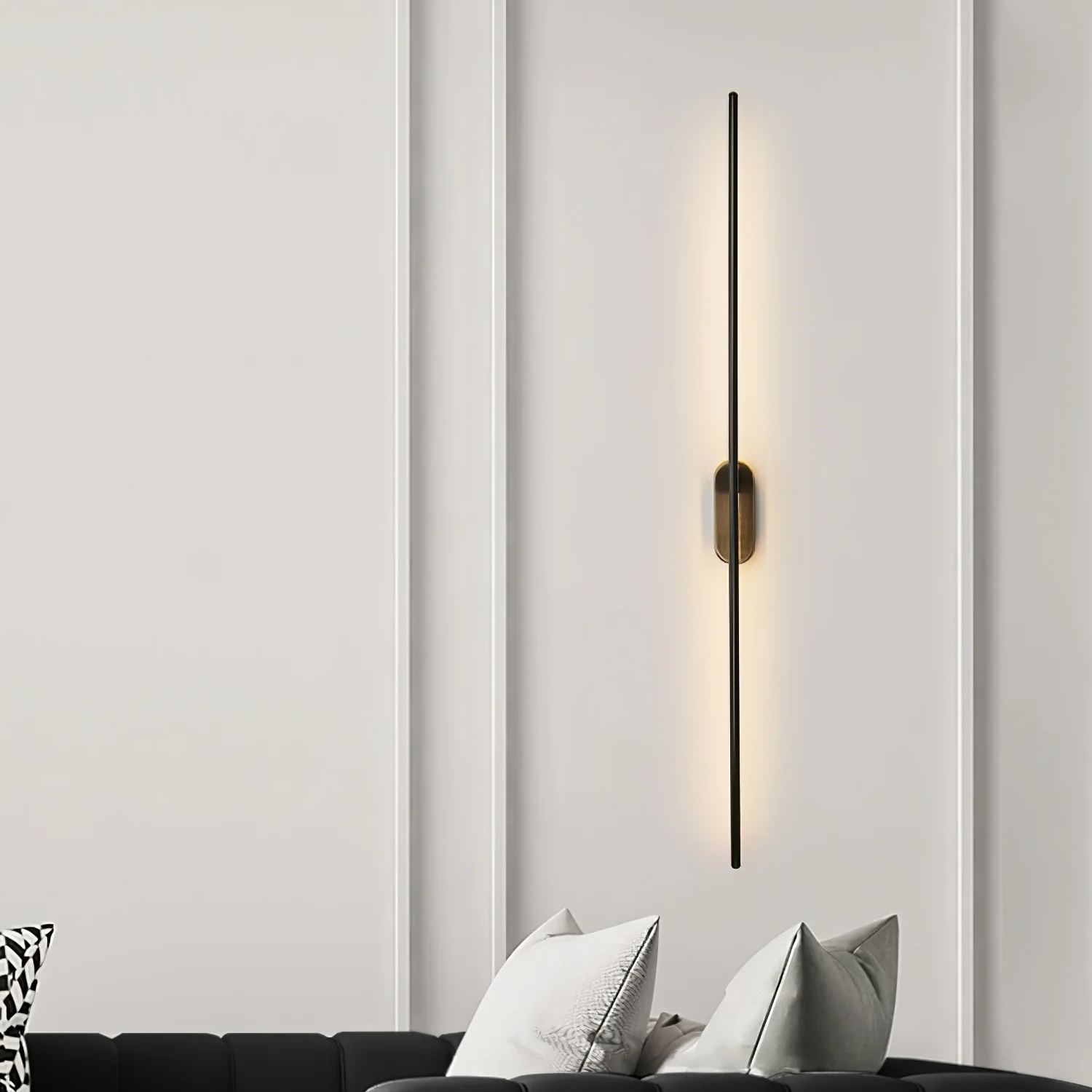 Edge Minimalismo Metallo Acrilico Lampada da Parete Camera da Letto Soggiorno