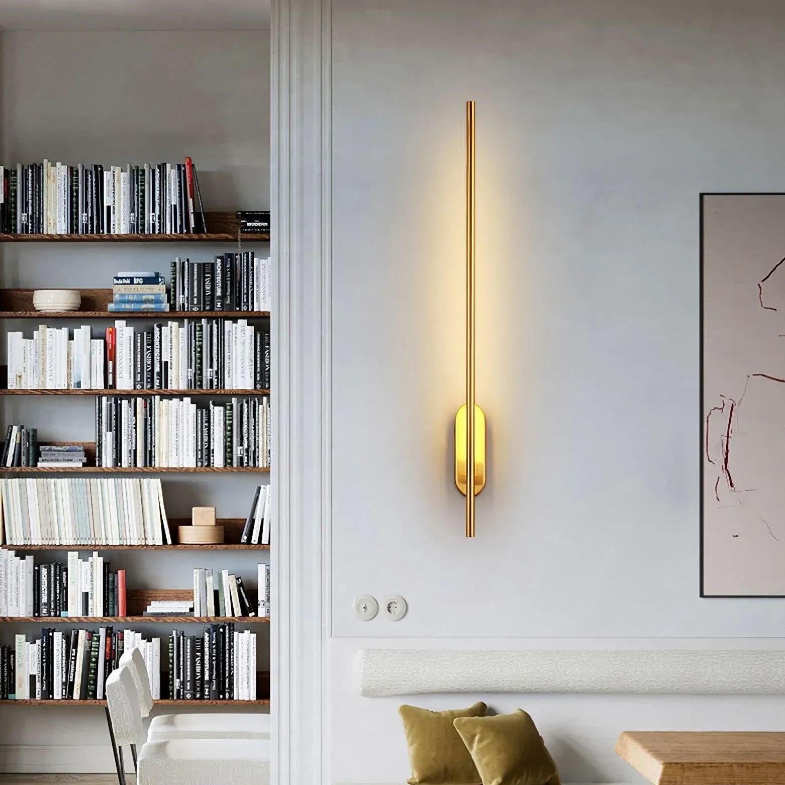 Edge Minimalismo Metallo Acrilico Lampada da Parete Camera da Letto Soggiorno