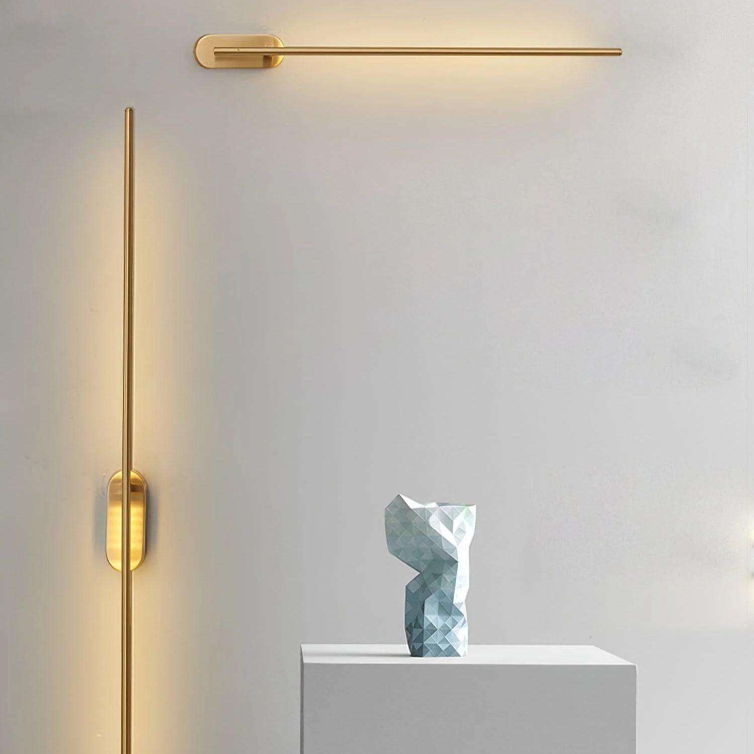 Edge Minimalismo Metallo Acrilico Lampada da Parete Camera da Letto Soggiorno