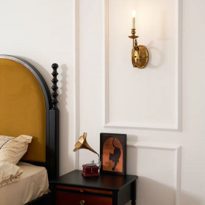 Alessio Vintage Palace Candle Wall Light Fixture Bedroom Hallway