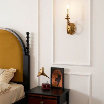 Alessio Vintage Palace Candle Wall Light Fixture Bedroom Hallway