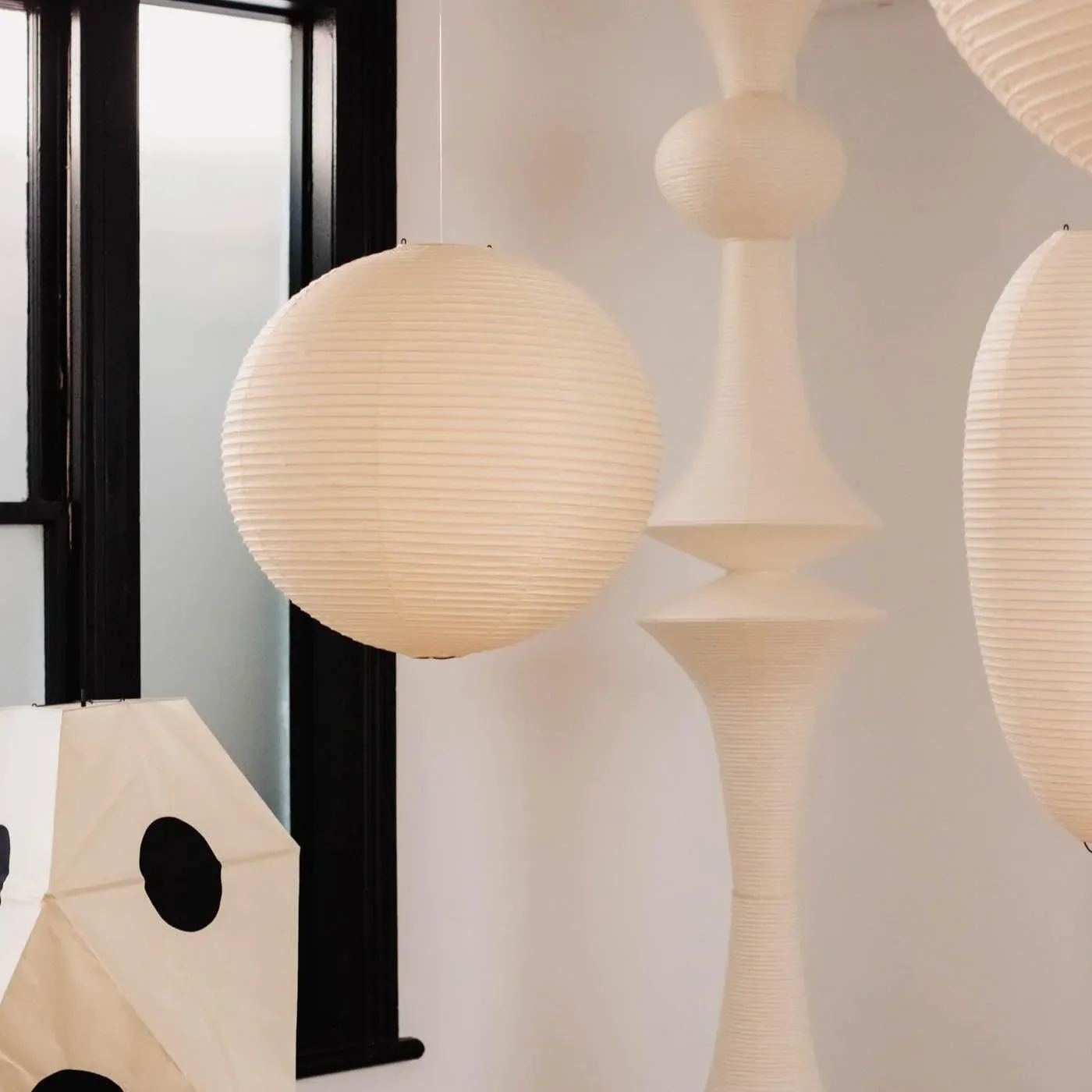 Renée Stile Geometrico Metallo Carta Lampada a Sospensione Camera da Letto Soggiorno