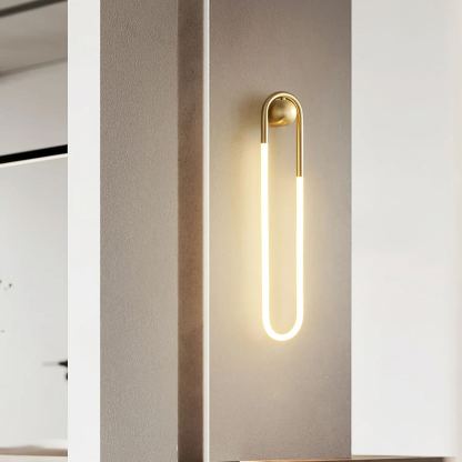 Meza Modern LED Metal Acrylic Wall Light Bedroom Living Room Hallway