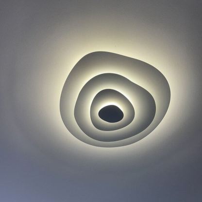 Quinn Moderno Ondulato Metallo Plafoniera Camera da letto Soggiorno