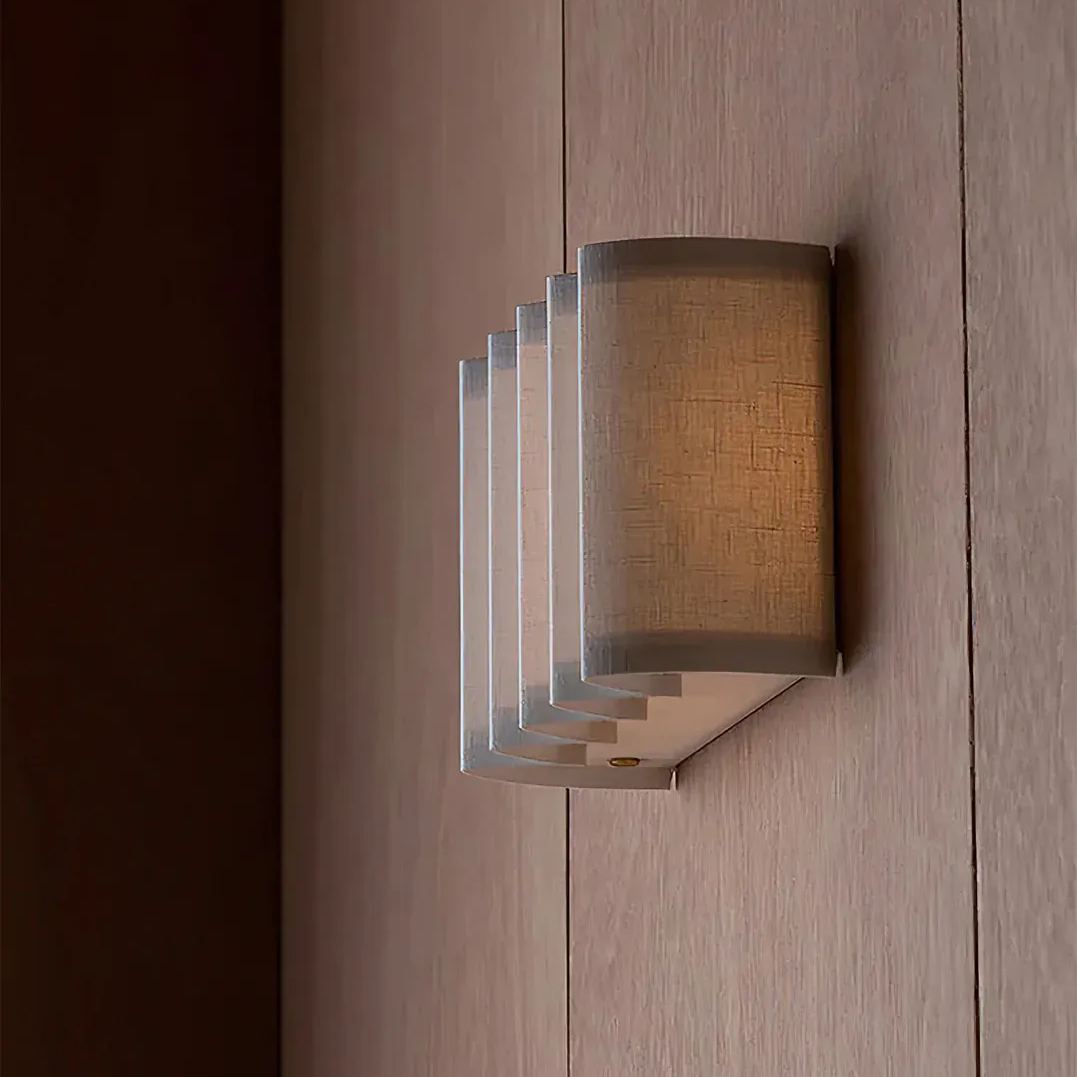 Renée Natural Fabric Wall Lamp Dining Room Bedroom