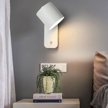 Edge Lampada da Parete Metallica Moderno Minimalista per Camera da Letto Corridoio Studio