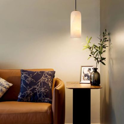 Jade Minimalismo Alabaster Lampada a Sospensione Camera Soggiorno