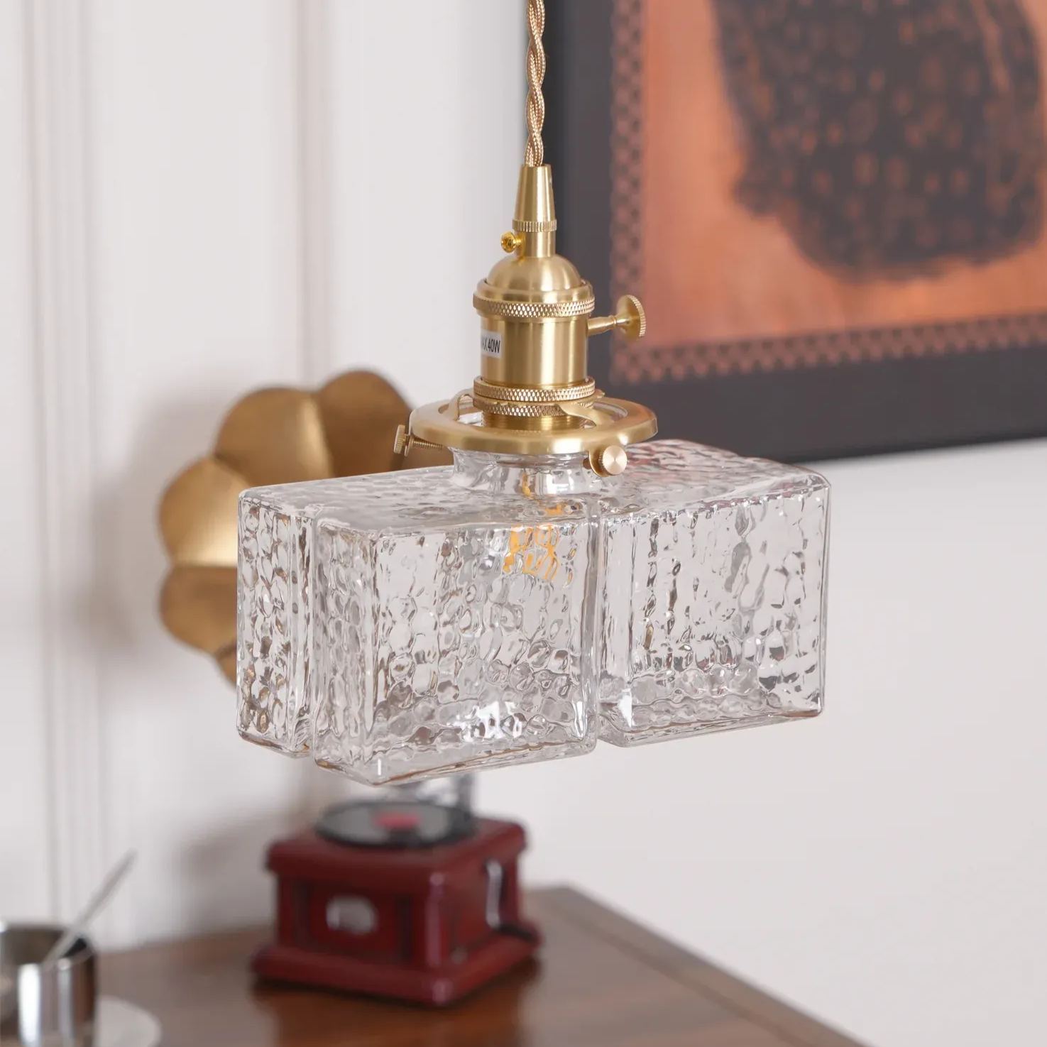 Alessio Vintage Luxury Glass Pendant Light Shades Dining Room Bedroom