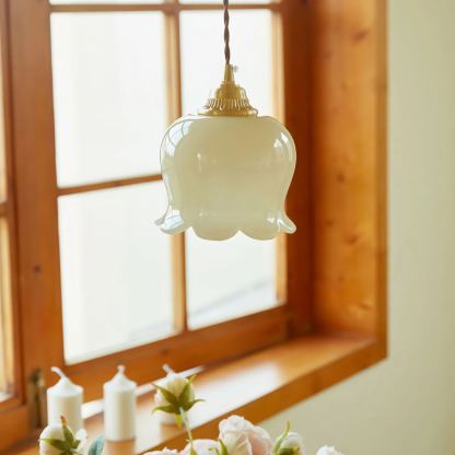Carins Vintage Fiore Resina Lampada a sospensione Camera da letto Soggiorno