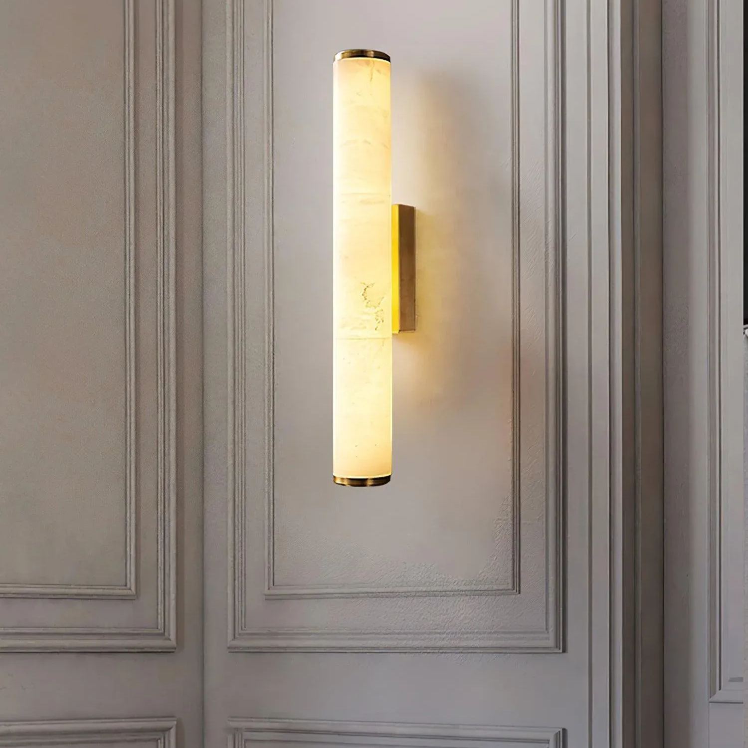 Jade Moderna Urbana Metallo Alabaster Lamapada da Parete Camera da letto Soggiorno
