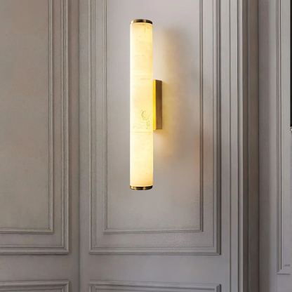 Jade Moderna Urbana Metallo Alabaster Lamapada da Parete Camera da letto Soggiorno