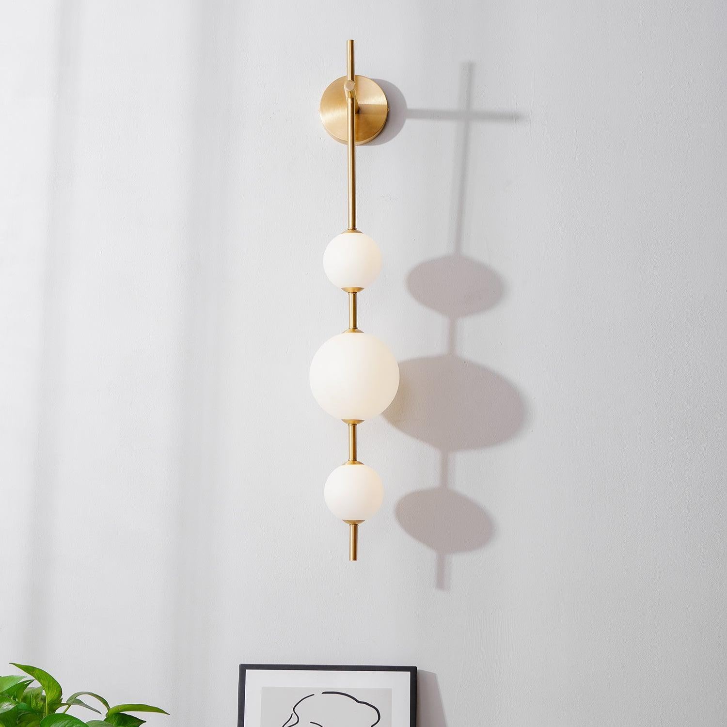 Edge Minimalismo Metallo Vetro Plastica Lampada da Parete Camera da Letto Soggiorno