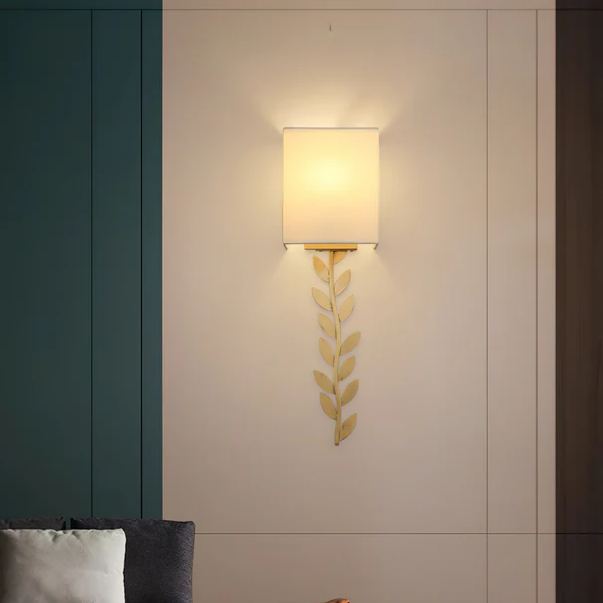 Valentina Moderno Minimalismo Metallo Tessuto Applique Camera da letto Sala da pranzo