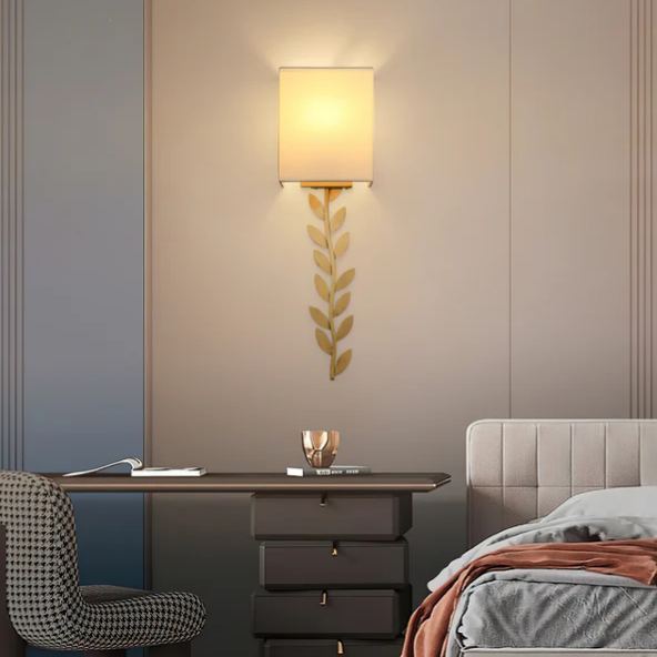 Valentina Moderno Minimalismo Metallo Tessuto Applique Camera da letto Sala da pranzo