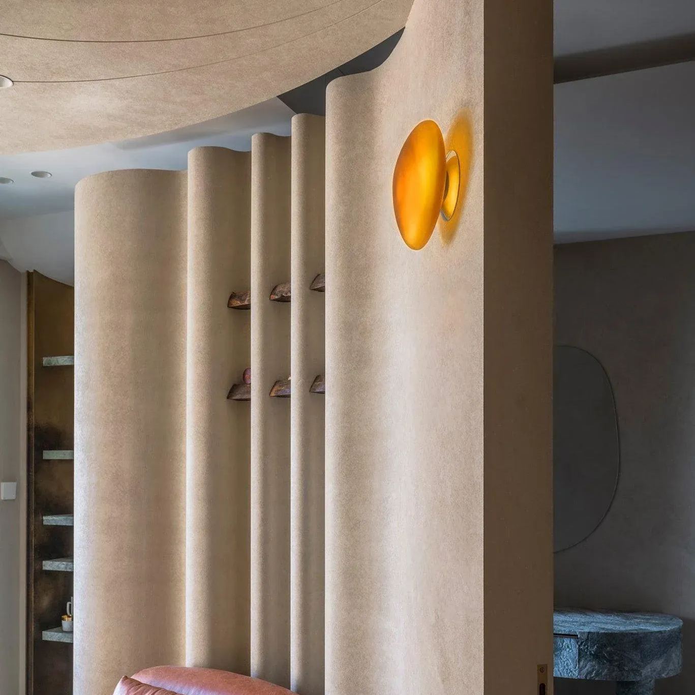 Byers Modern Unusual Acrylic Bubble Wall Light Living Room Bedroom Hallway