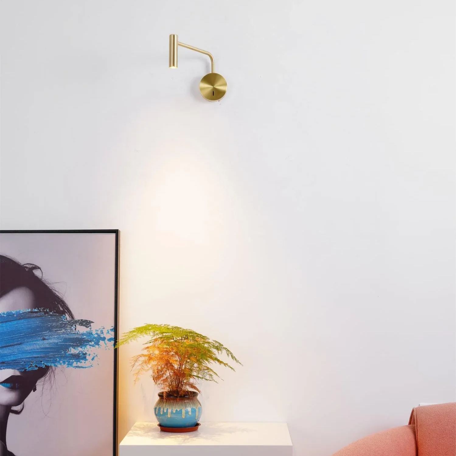 Orr Applique LED Minimalista Moderna Metallo Camera Studio