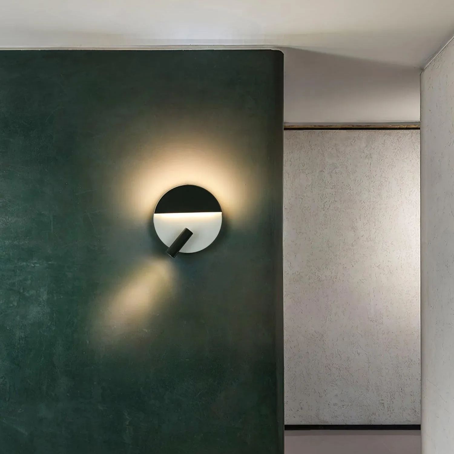 Edge Minimalismo Metallo Nero Bianco Applique Sala da pranzo Camera da letto