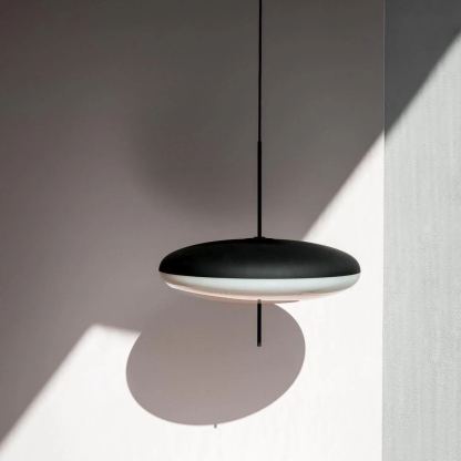 Leilani Nordico LED Moderna Lampada a Sospensione Ovale Singola Bianco