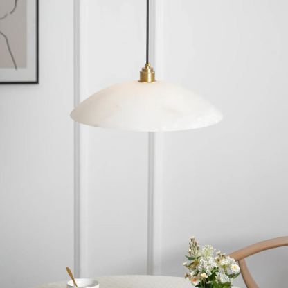 Jade Minimalismo Metallo Alabaster Lampada a Sospensione Camera da Letto Soggiorno