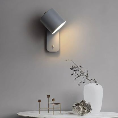 Edge Lampada da Parete Metallica Moderno Minimalista per Camera da Letto Corridoio Studio
