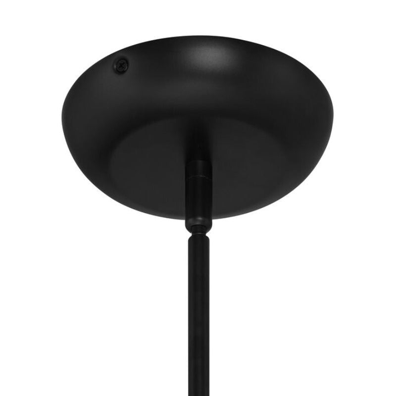 Alessio Lampadario Moderno a LED in Metallo Nero Soggiorno Camera da letto