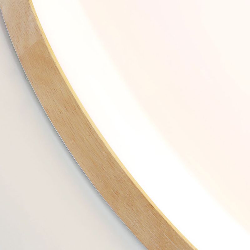Ozawa Minimalista LED Plafoniere Legno Acrilico Bianco Rotondo Soggiorno/Camera da Letto