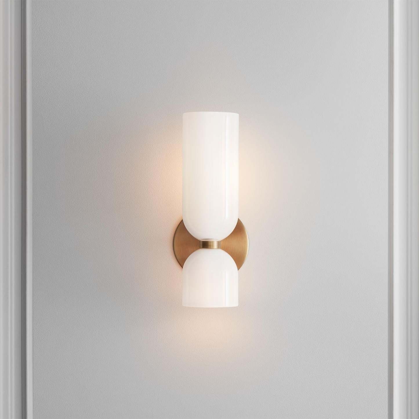 Hailie Moderno Camera da Letto Vetro Applique Portata