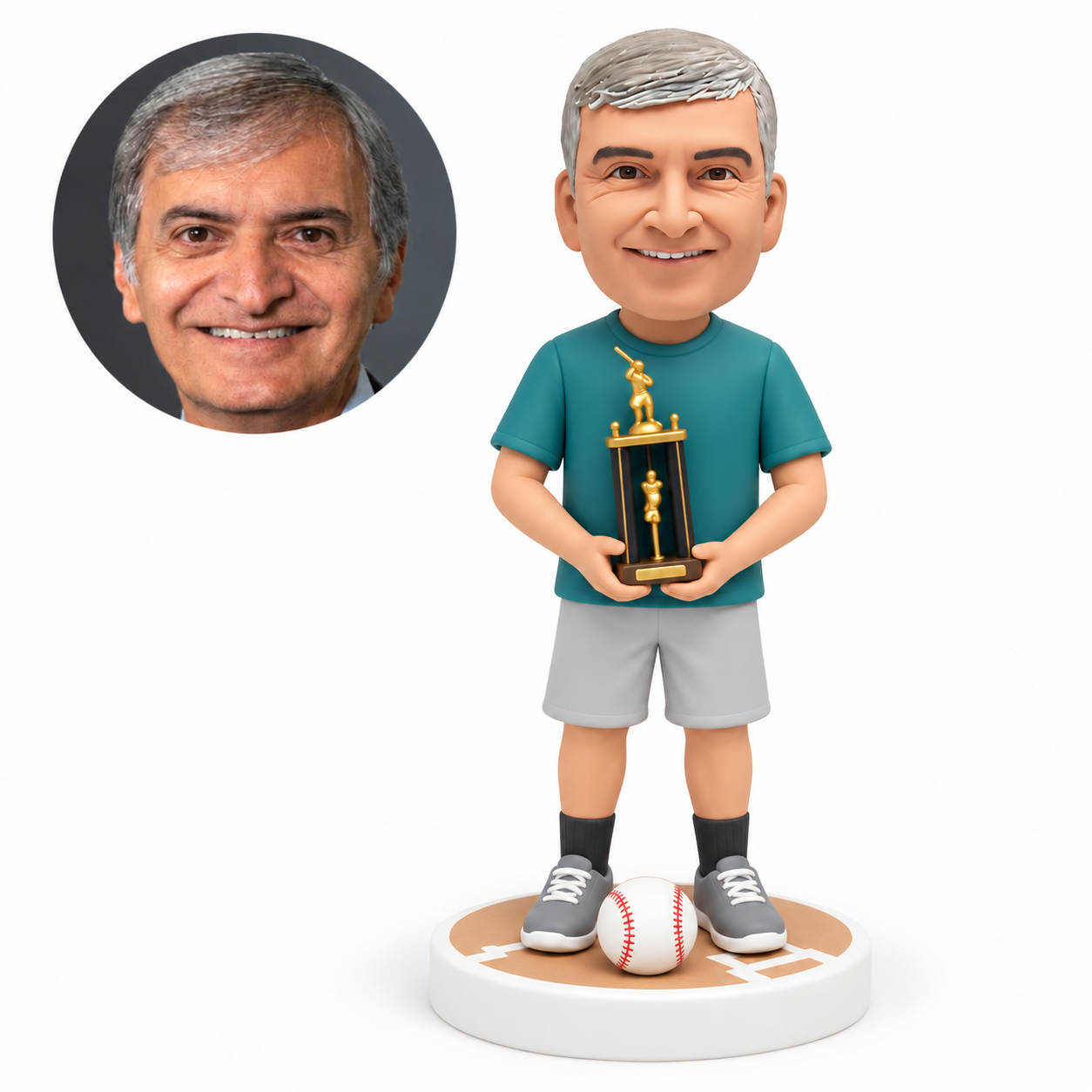 MGA-AC1330 custom polymer-clay bobblehead