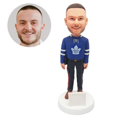 custom bobblehead figurine casual man with sunglasses