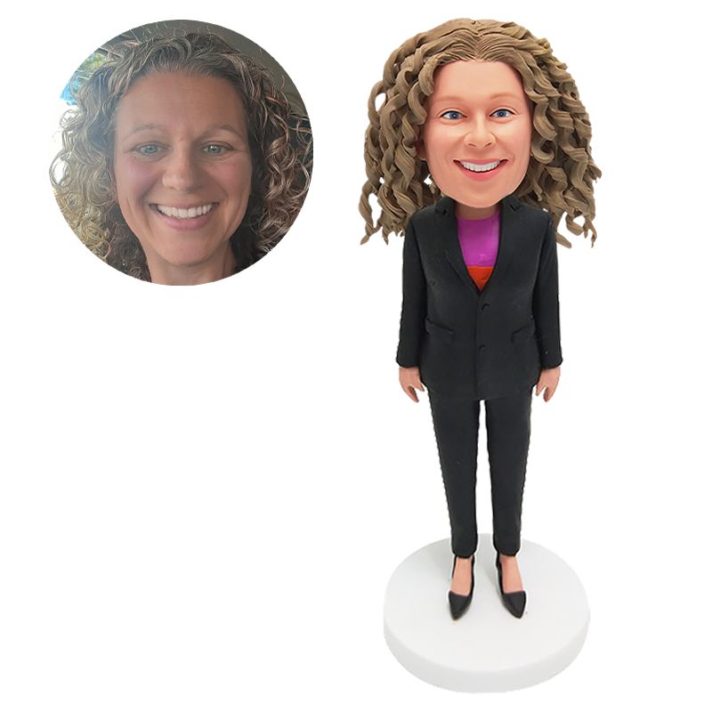 bobble head figurine female boss