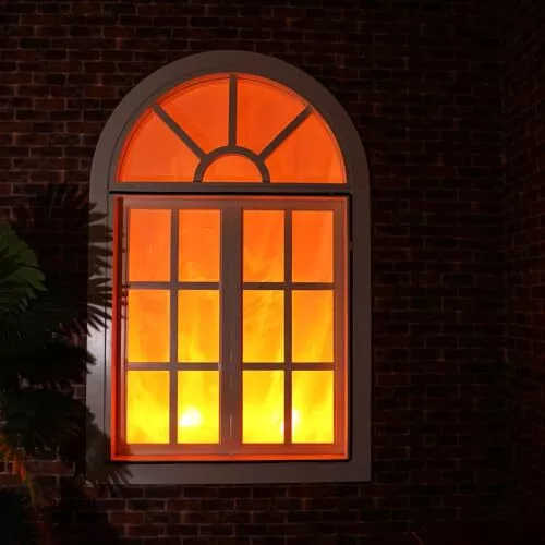Halloween Windows Fire Projector Decorations prizepulseus